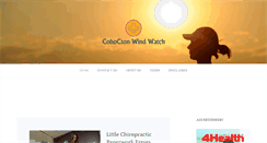 Desktop Screenshot of cohoctonwindwatch.org
