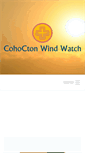Mobile Screenshot of cohoctonwindwatch.org